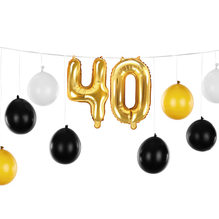 40 Jahre Ballongirlande 2,6m