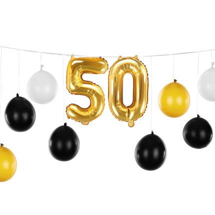 50 Jahre Ballongirlande 2,6m