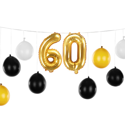 60 Jahre Ballongirlande 2,6m
