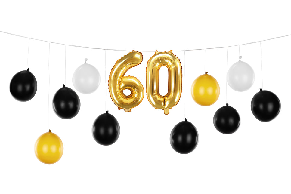 60 Jahre Ballongirlande 2,6m