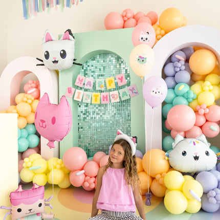 Briefschlinge Happy Birthday Gabby's Dollhouse, 180 x 15 cm