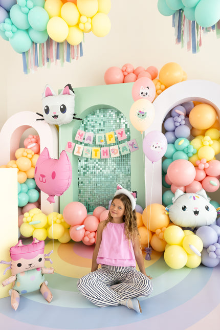 Briefschlinge Happy Birthday Gabby's Dollhouse, 180 x 15 cm