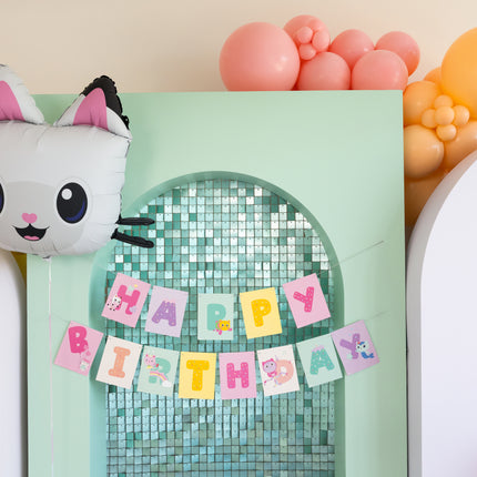 Briefschlinge Happy Birthday Gabby's Dollhouse, 180 x 15 cm