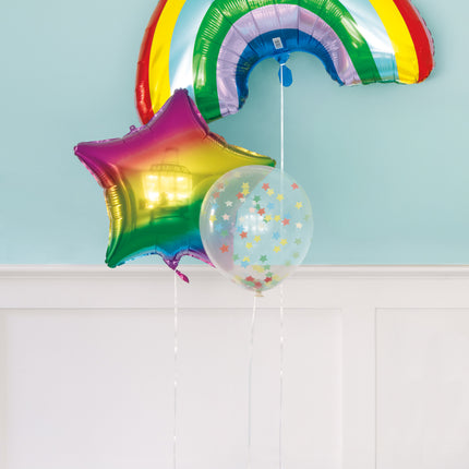 Gold Ballon Gewicht Fransen 21cm