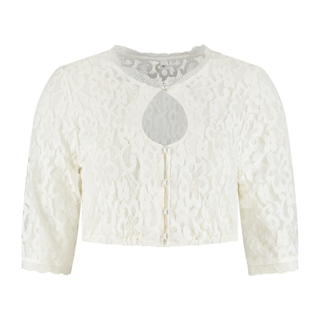 Oktoberfest Bluse Elfenbein Damen