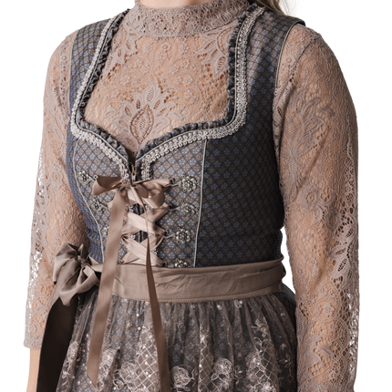 Oktoberfest Bluse Braun Damen