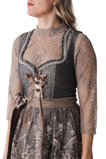 Oktoberfest Bluse Braun Damen