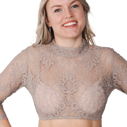 Oktoberfest Bluse Braun Damen