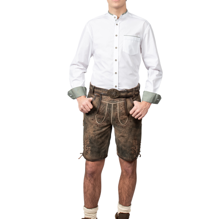 Oktoberfest Bluse Weiß Männer