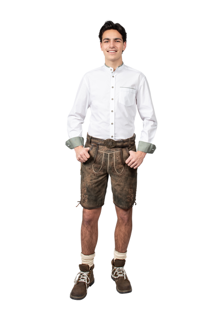 Oktoberfest Bluse Weiß Männer