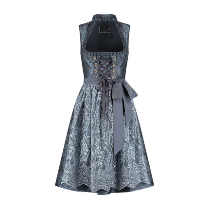 Graues Dirndlkleid Oktoberfest Frauen 2 Stück