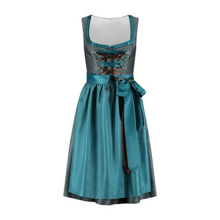 Blaues Dirndlkleid Oktoberfest Damen 2 Stück
