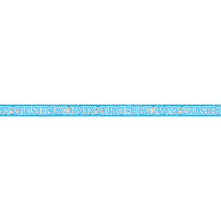 Blaues Banner Frohe Taufe 3,65m