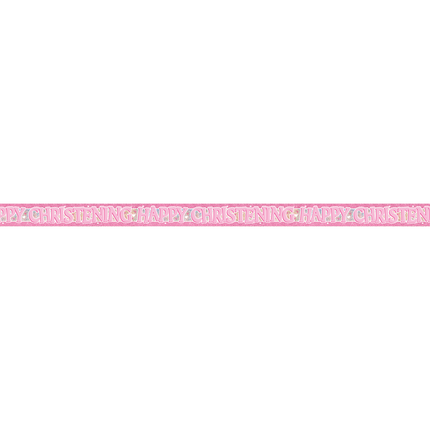 Rosa Taufe Prisma Banner, 12 ft