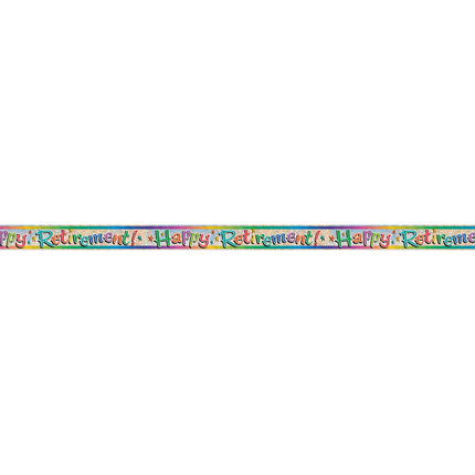 Ruhestandsbanner Farbig 3,65m