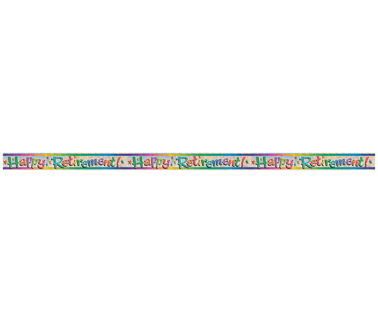 Ruhestandsbanner Farbig 3,65m
