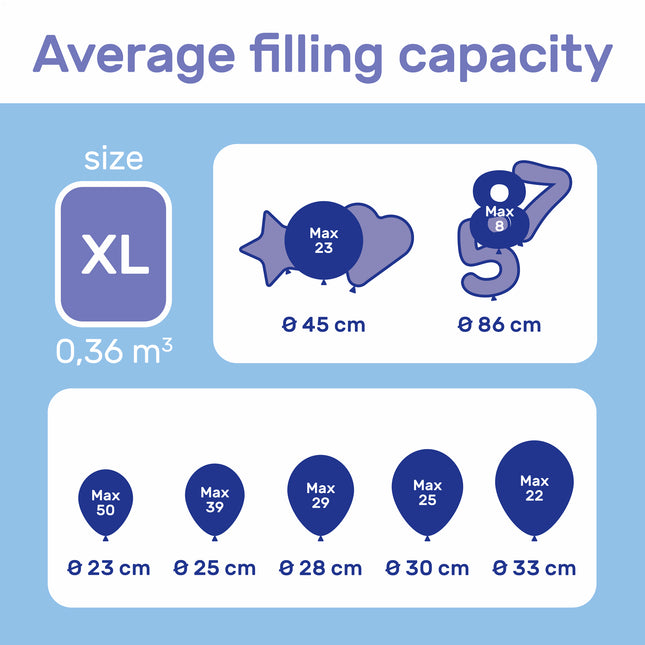<tc>Heliumflasche</tc> Für 50 Ballons