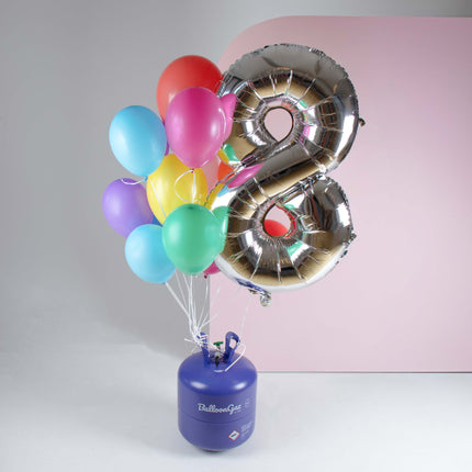 <tc>Heliumflasche</tc> Für 80 Ballons
