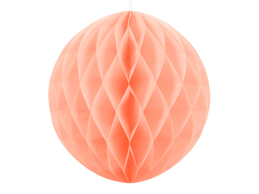 Honigwaben-Ball, heller Pfirsich, 40cm