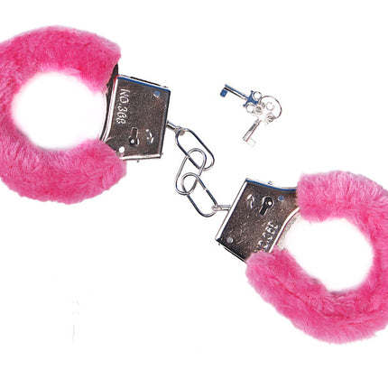 Rosa Handschellen Plüsch