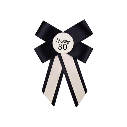 30 Jahre Knopf Schleife 17cm