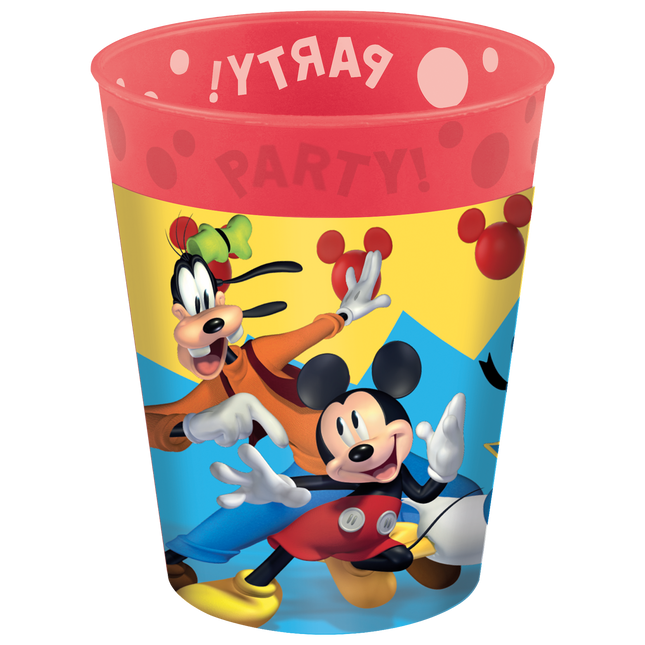 Mickey Mouse Becher Jump Into Fun Wiederverwendbar 250ml 4 Stk