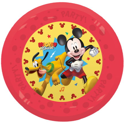 Mickey Mouse Teller Jump Into Fun Wiederverwendbar 21cm 4 Stk