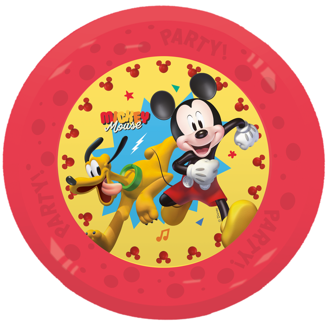Mickey Mouse Teller Jump Into Fun Wiederverwendbar 21cm 4 Stk