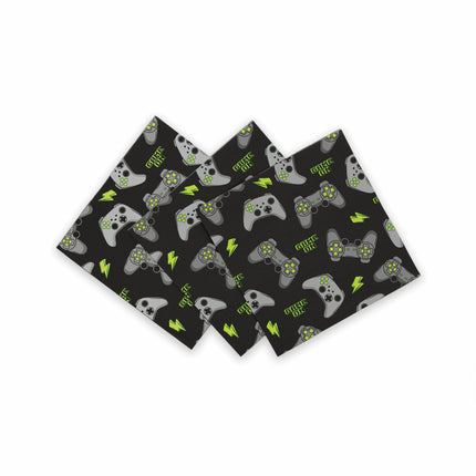 Gaming Party Servietten 3 Lagen 33cm 20 Stk.