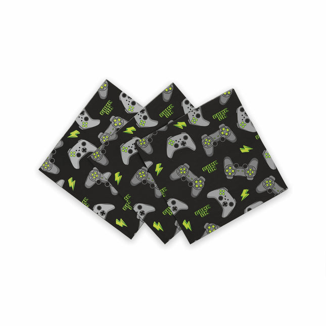 Gaming Party Servietten 3 Lagen 33cm 20 Stk.