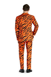Tiger-Kostüm für Herren, orange, 3-teilig