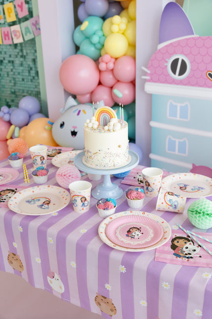 Papiertischdecke Gabby's Dollhouse, Mix, 180 x 120 cm