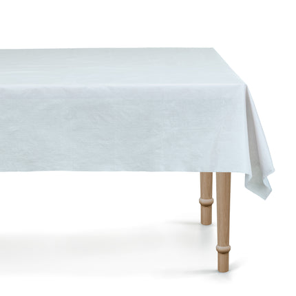 Hellblaue Tischdecke Pastell 1,8m