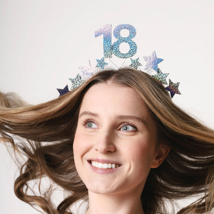 18 Jahre Haarband Silber
