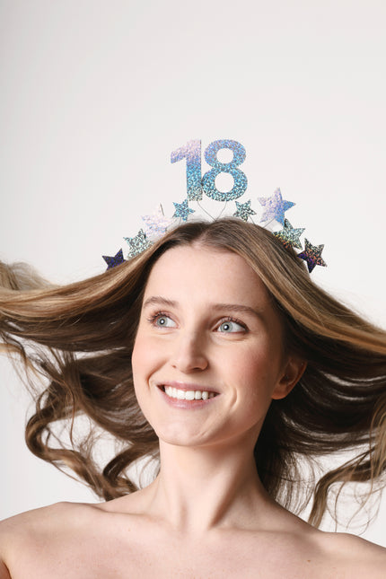 18 Jahre Haarband Silber