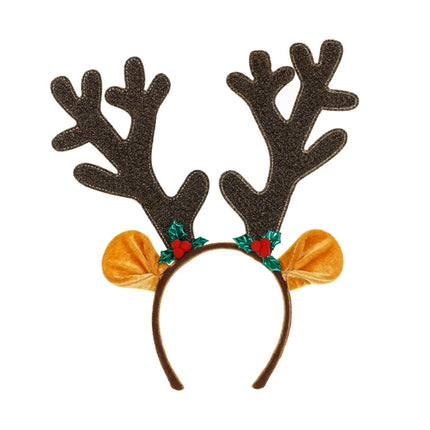 Weihnachts-Haarband Rentiergeweih