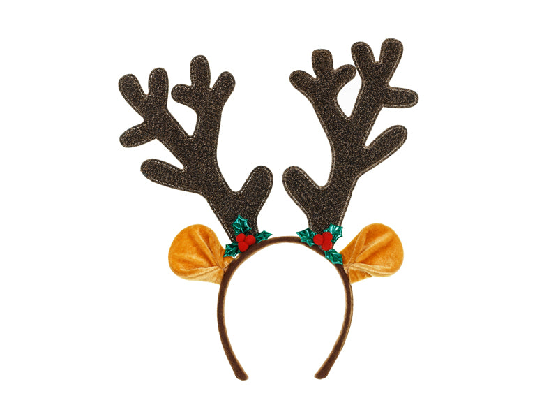 Weihnachts-Haarband Rentiergeweih