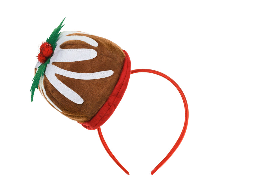 Cupcake mit Mistelzweig Stirnband, 19x19cm