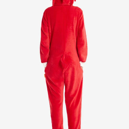 Sonic the Hedgehog Knuckles Onesie Unisex Rood