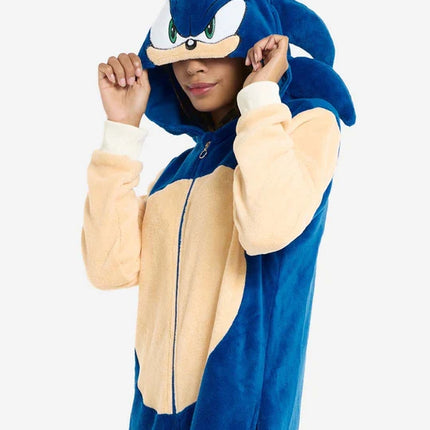 Sonic the Hedgehog Onesie Unisex Blauw