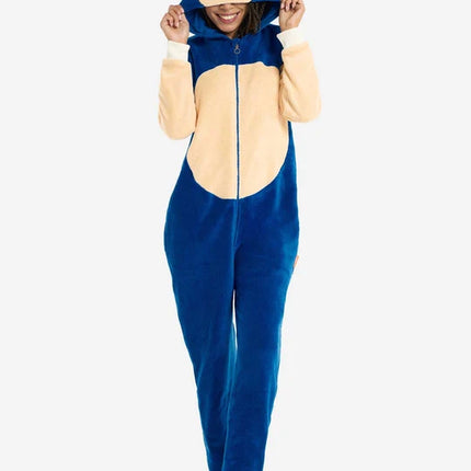 Sonic the Hedgehog Onesie Unisex Blauw