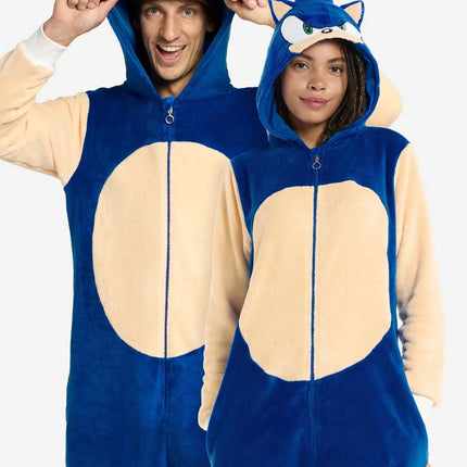 Sonic the Hedgehog Onesie Unisex Blauw