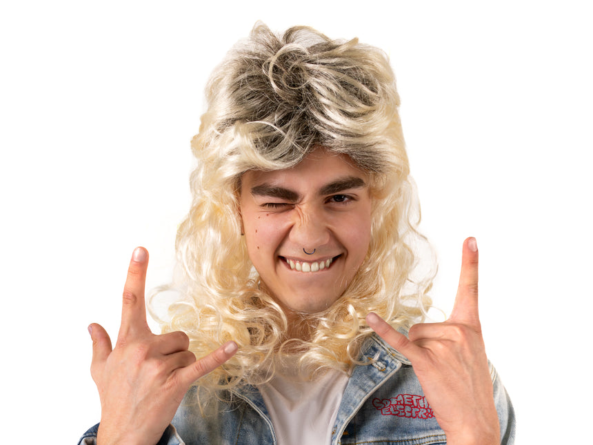 Blonde Perücke 80er Jahre