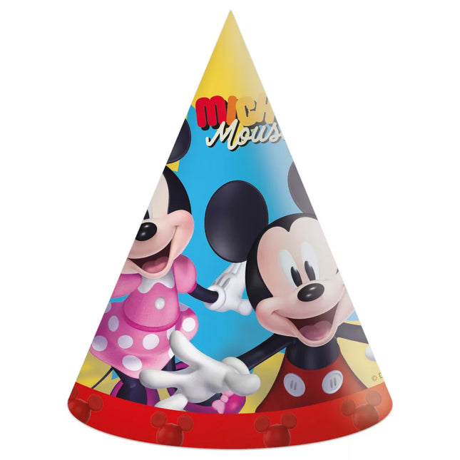 Mickey Mouse Party Hüte Jump Into Fun 6pcs