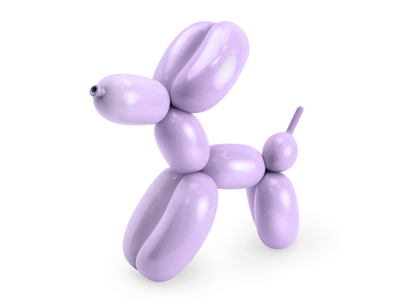 Modellierballons Pastell 30 Stk.