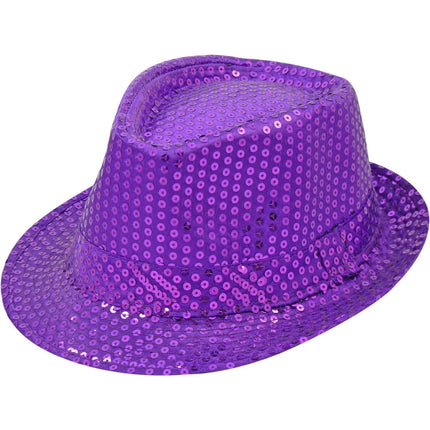 Paillettenhut in verschiedenen Farben