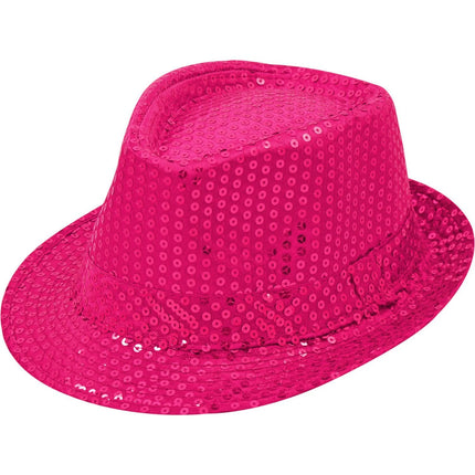 Paillettenhut in verschiedenen Farben