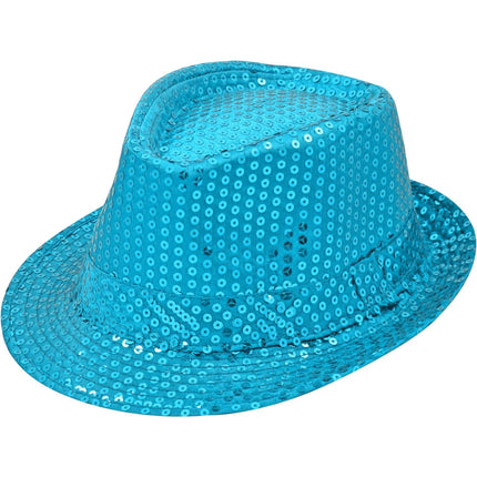 Paillettenhut in verschiedenen Farben
