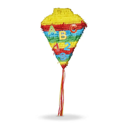 Bunte Piñata-Schule