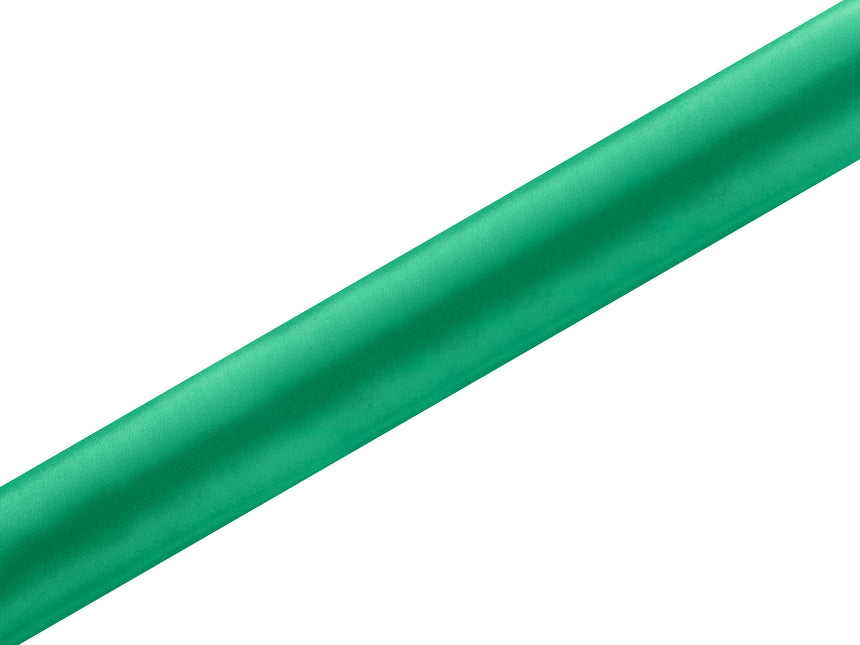 Grüner Tischläufer Satin 9m